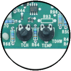 gw swiftflow 100 sit pcb control ch & dhw potentiometers.gif